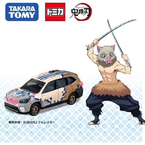 Takara Tomy Demon Slayer Hashibira Inosuke Anime Figures Model Alloy Car Joint Name Alloy Car Model Toy 178664 Children Toy Gift