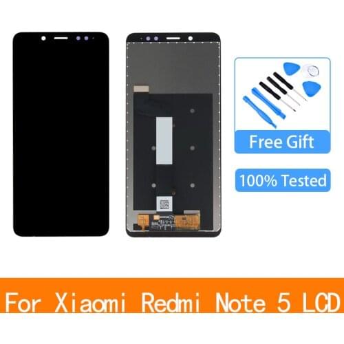 Original For Xiaomi Redmi Note 5 LCD Display With Frame For Redmi Note 5 Pro Display Replacement Digitizer Assembly Repair Parts