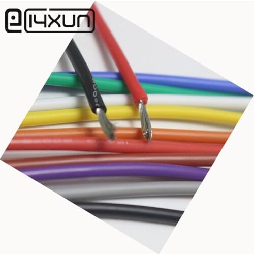 1metre 18AWG Silicone Wire Ultra 18# Flexiable Cable 0.75mm2 High Temperature Test Line Wire