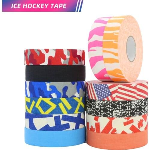 1 Piece Colored Cloth Ice Hockey Stick Tape 1" Wide 27 Yards,Long Size Hockey Grip Tape Rolls and Easy to Tear