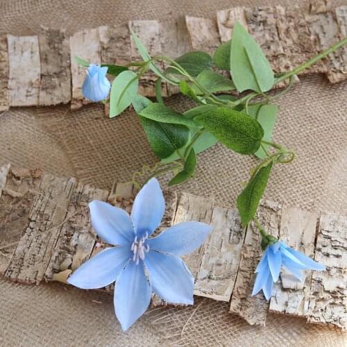 10pcs per lot 3 heads plastic lotus wedding home buliding decoration wreath artificial flower simulation decorative fake flower