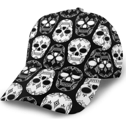 CINESSD Day Of The Dead Skulls Baseball Cap Fashion Men Hat Cap Summer Dad Hat Male Sports Hat