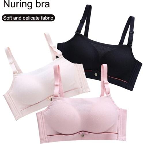 For Pregnant Women Back Buckle Tube Top Breastfeeding Bra Detachable Shoulder Strap No Steel Ring Underwear Bras Thin Section