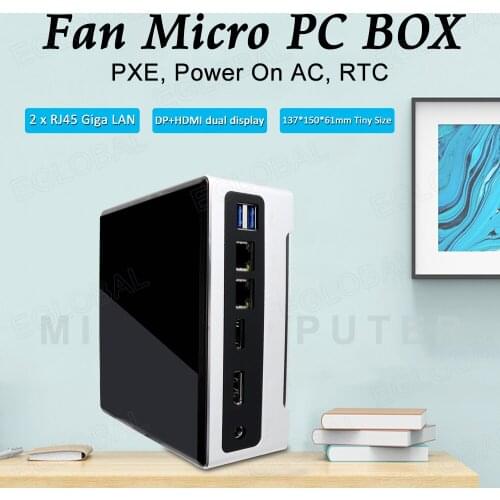 EGLOBAL 11TH Computer 2x SO-DIMM DDR4 Slot with Intel core i7 1165G7 mini pc 4K cooling fan DP port NVME SSD support