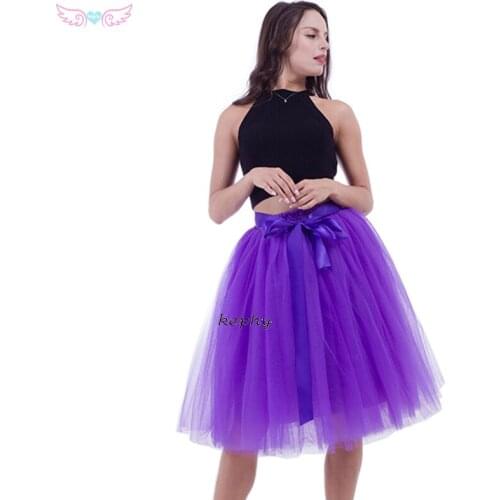 Kephy 2017 new 5 layer Mesh Tulle Skirts Women Summer Elastic Ladies mesh Skirt Tutu Skirt Faldas Saias Bridesmaid-Skirt