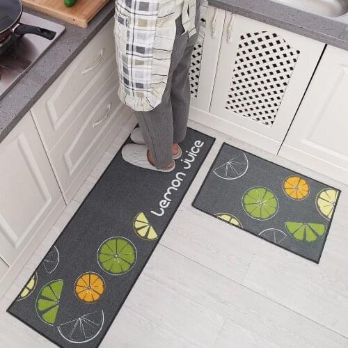 2Pcs/Set Kitchen Bath Mats Carpet, 15 Colors Anti Slip Large Bathroom Rug, Modern Style Bathroom Mat For Toilet Alfombras