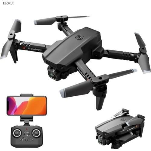 EBORUI XT6 Mini RC Drone WiFi FPV 4K/1080P HD Dual Cameras Altitude Hold Mode Foldable RC Drone Quadcopter for Kids & Beginner