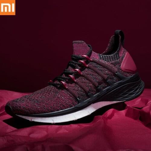 2019 New Xiaomi Mijia Men Sports Sneaker 3th Free Force Composite Midsole PU Stable Layer Popcorn Thick Sponge Insole Damping
