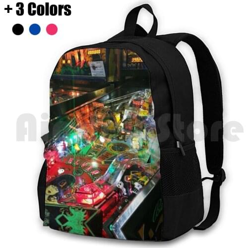 Outdoor Hiking Backpack Waterproof Camping Travel Lights Games Arcade