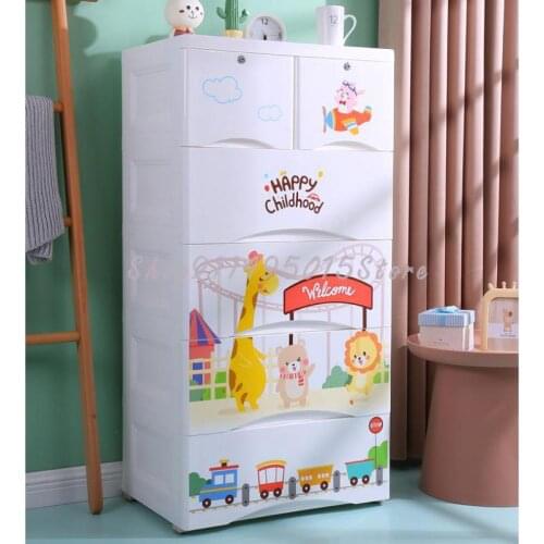 Extra Large Baby Storage Cabinet, Drawer Type Childrens Wardrobe, Household Storage Cabinet, Multi-layer Storage Cabinet