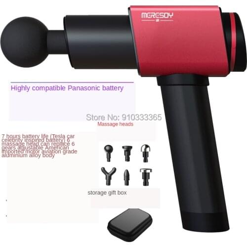 Professional Sports Deep Fascia Gun Handheld Power Massager Best Percussion Massager for Athletes Neck Back Shoulder Massager
