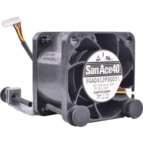 COOLING REVOLUTION 9GA0412P3G031 4cm 4028 40mm fan 12V 0.39A 4-wire 8pin server power cooling fan