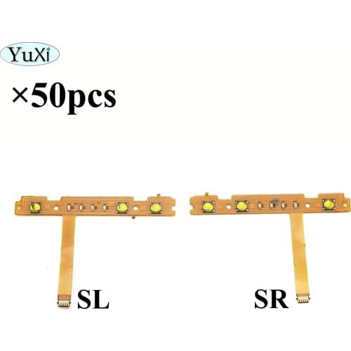 YuXi 50pcs Replacement part SL SR Button Flex Cable for Nintend NS Switch Joy-Con left right Button Key Flex Cable