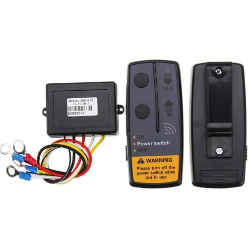 2.4G 12V 24V 50M Digital Wireless Winches Remote Control Recovery Kit For Jeep SUV Off-roads Trucks 120W 100ft