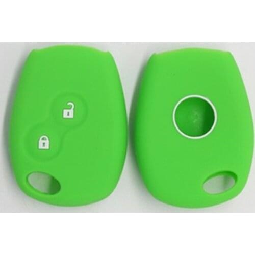 2PC Key Cover Cap For Renault Laguna 2 3 Kadjar Koleos Megane Capture Kaptur Clio Scenic Silica Gel Key Shell Fob Silicone Case