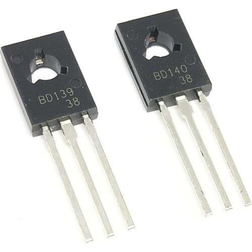 20pcs/lot BD139 BD140 ( 10PCS BD139 + 10PCS BD140 ) TO126 TO-126 new voltage regulator IC