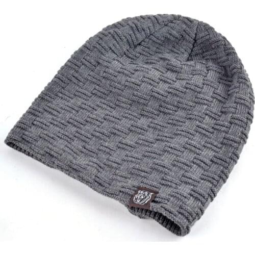 2017 Minimalist men beanie Autumn&winter hats for women beanies mens Knitted bonnet plus cotton gorros girls Turban hat man cap