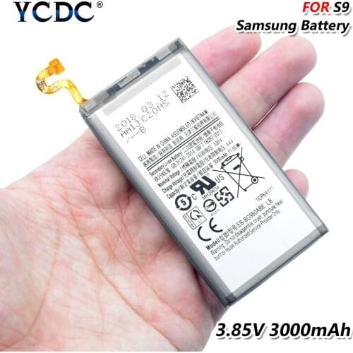 3.85V 3000mAh EB-BG960ABE Phone Battery For Samsung Galaxy S9 G9600 G960F SM-G960 SM-G9600 SM-G960F Rechargeable Phone Battery