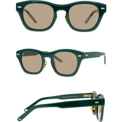 Belight Optical Women Men Classical American Style UV400 Big Shape Vintage Retro Acetate Sunglasses with Case Oculos 9558