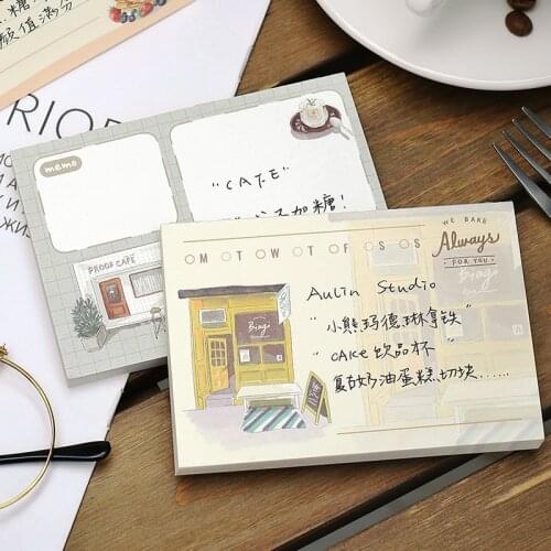 80Sheets LifeThoughts Ins Writing Loose Leaf Paper Memo Pad Message Notes Decorative Notepad Stationery Office Supplies