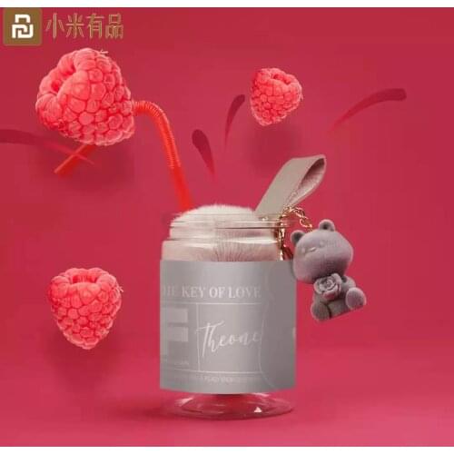 Youpin red rose anti-lost cartoon cute key fot backpack car pendant keychain couple keychain sent to the honey wife girlfriend