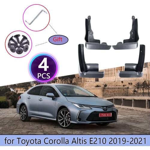 Mudguards For Toyota Corolla Altis E210 Sedan Saloon 2019 2020 2021 Cladding Splash Mud Flaps Mud guards Mudflap Car Accessories