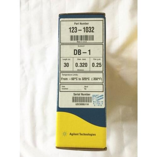 For 123-1032 Agilent Gas Chromatography Column DB-1 30m, 0.32mm, 0.25u