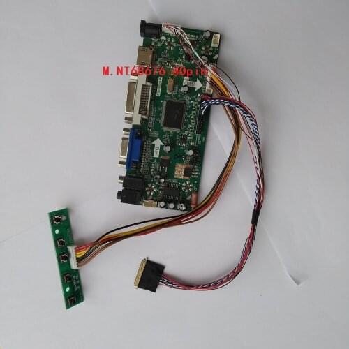 M.NT68676 DVI VGA LED LCD HDMI Audio Controller board Kit display for LP156WH4(TL)(P4)/(TL)(R1) 1366*768 Monitor card