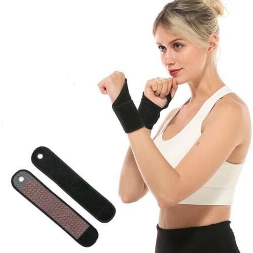 2PCs Elastic Bandage Wristbands High Quality Sport Protective Wrist Support Breathable Weight Lifting Gym Training Wristband