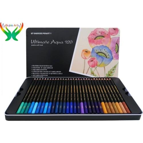 120 color lead brush water soluble color pencil professional painting design water soluble color lead art supplies