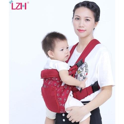 LZH 2020 New Ergonomic Baby Carrier Backpack 0-36 Months Kangaroo Infant Bag Pouch Sling Hipseat Backpack Soft Safety Carrier