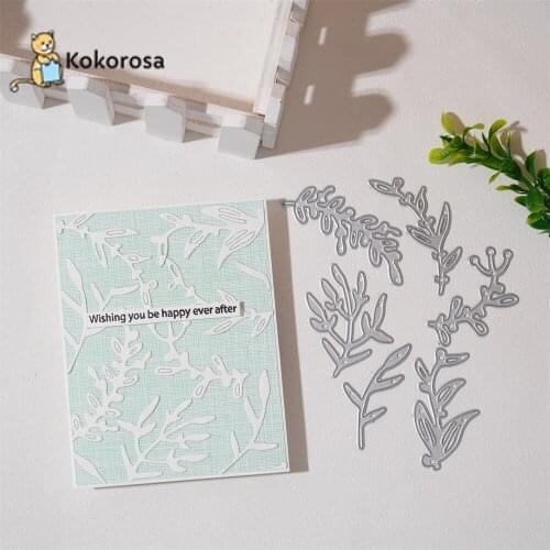 Kokorosa Flower Border Cutting Dies Metal Dies Scrapbooking Album Card Making Embossing Stencil Diecuts New 2021