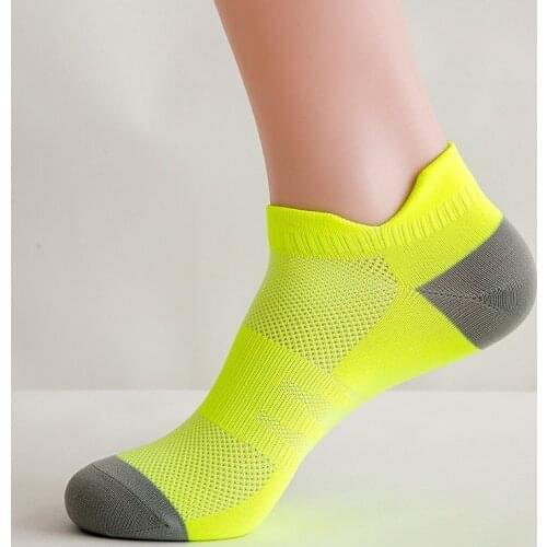 Summer Sport Women Men Ankle Socks Nylon Outdoor Running Football Breathable Non-Slip Colorful No Show Travel Socks
