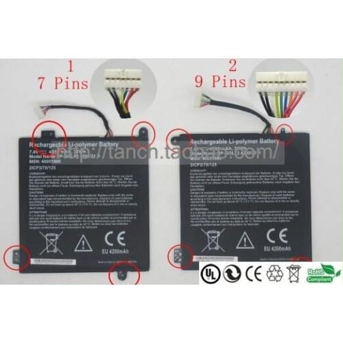New Genuine Battery for ACER aspire one cloudbook 11A01-13 21CP4/70/125, 2ICP3/70/125, 40051000, BP-GOLF2, BP-GOLF2 7.4V 4350mAh