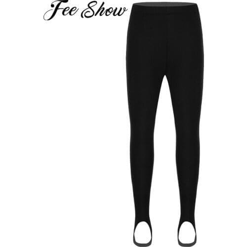 Unisex Kids Boys Girls Yoga Pants Gymnastics Ballet Dancing Leggings Stirrup Pantyhose Stockings Leggings Tights Sportswear