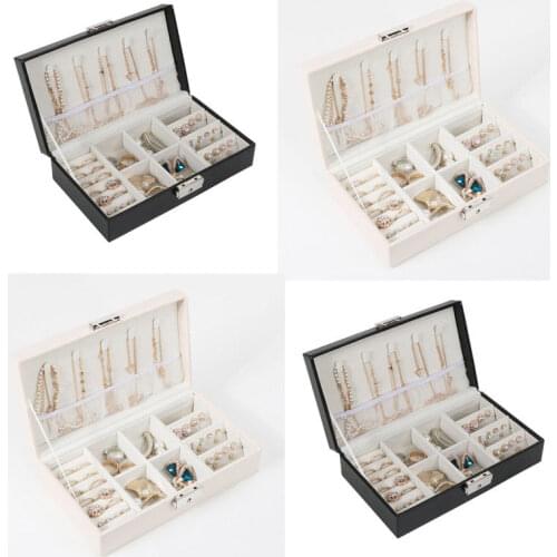 Portable Travel Jewellery Box Organizer Velvet Jewelry Ornaments Case Storage Fashion Choker Ring Necklace Storage Box