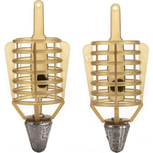 Fishing Bait Cage 20g/30g/40g/50g Connector Sinker Feeder Bait Holder Thrower Carp Fishing Tackle Tool Accessories new Hot