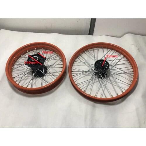 SHINERAY X-TRICKER XY250GY-10 Steel Dirt Bike 19/16 Inch 1.6x19 2.15x16 Front Rear Motorcycle Wheel Rims