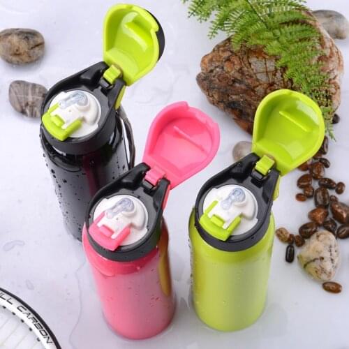 500ML Sport thermos water bottle Thermo Mug Stainless Steel Vacuum Flask mug with straw Insulation Cup Thermoses tthermal bottl
