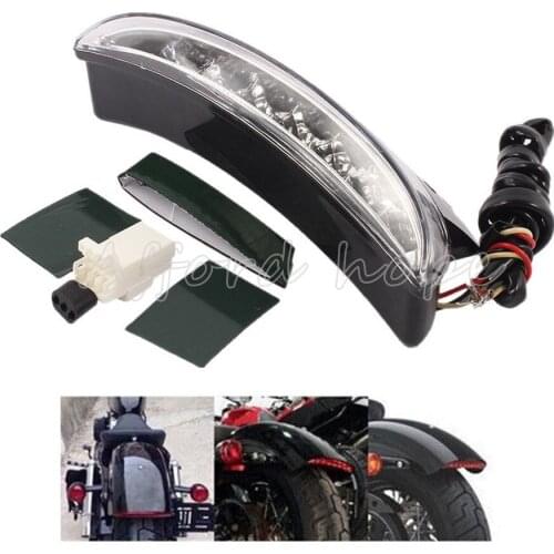 Brand New Clear Lens Rear Fender Edge LED Tail Light Fits For Harle Davidson Iron 883 XL883N XL1200N Chopped Free Shipping