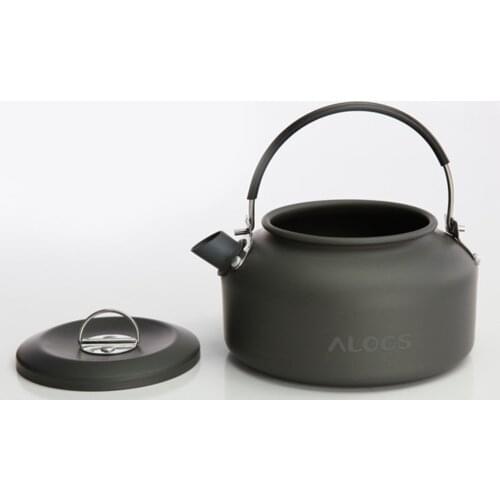 ALOCS CW-K02 Ultra Lightweight Cookware Outdoor Camping Kettle 0.8L Tea Coffee Pot for Camping Fishing