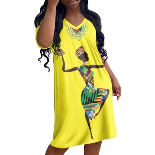 Vetement femme africa clothing fashion robe africaine dashiki dress casual african dresses clothes for women 2021