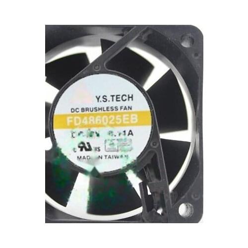 1pc new fan FD486025EB 48V 0.11A Y.S.TECH 6CM 6025 freeship