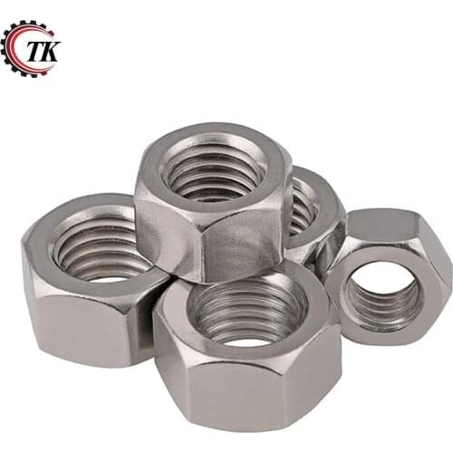 100PCS Hex Hexagon Nut Bolt m1.2 m1.4 m1.6 m2 m2.5 m3 m4 m5 m6 m8 Carbon Steel Bolts And Nuts pulley Nylock Self-locking Nut