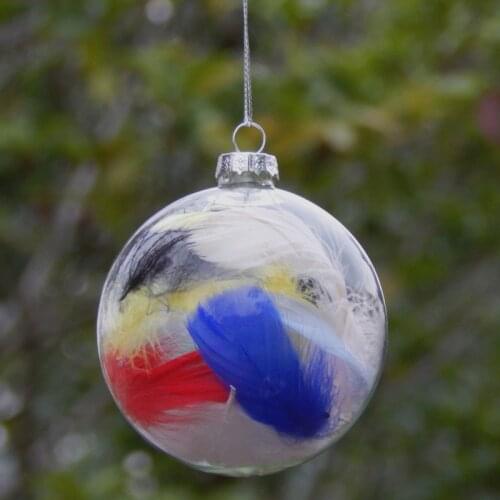 18pcs/pack Diameter=12cm Glass Christmas Ball Transparent Glass Globe Christmas Day Decoration Different Diameter for selecting