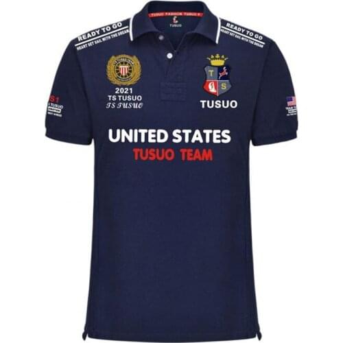 2021 New Summer Polo Shirts Casual Fashion Number And Letter Embroidery Mens T-Shirt Breathable And Comfortable S-5XL