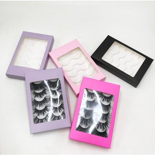 25mm 3D Mink Lashes Wholesale Eyelashes Bulk 5 Pairs Soft Fluffy Messy Natural Mink Lashes Makeup Mink Eyelashes