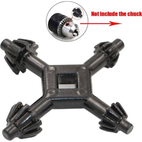 4-Way Multifunction Universal Chuck Key Drill Drilling Holder Spanner Wrench for Drill Wrench Cross Power Tool Presses Size