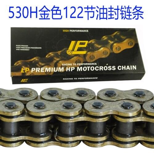 LOPOR Motorcycle Chain 530*122L O-Ring Duty Drive Chain Heavy Duty Drive Chain FOR YAMAHA FOR HONDA FOR SUZUKI FOR KAWASAKI