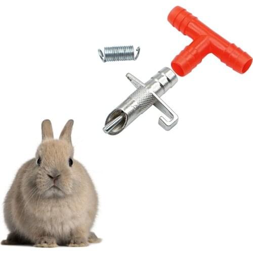 5Pcs Rabbit Automatic Nipple Water Feeder for Rodents Waterer Rabbit Nipple Drinking Tools Drinkers for Rabbits